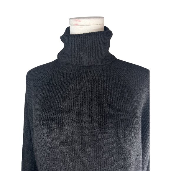 Black Turtleneck Sweater Dress XL PrettyLittleThing Plus NWT - Picture 6 of 11